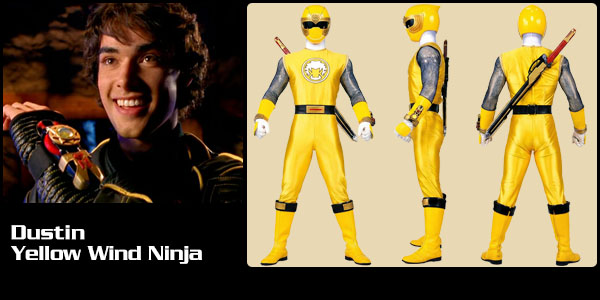 Waldo "Dustin" Brooks, Yellow Power Ranger