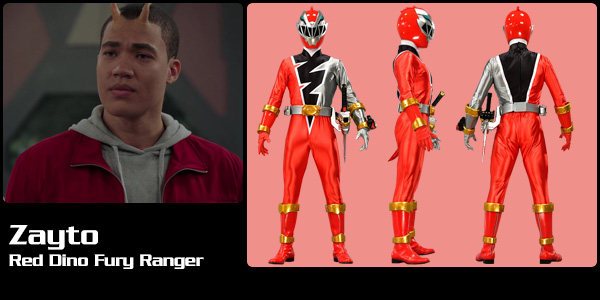 Zayto, Dino Fury Red Ranger